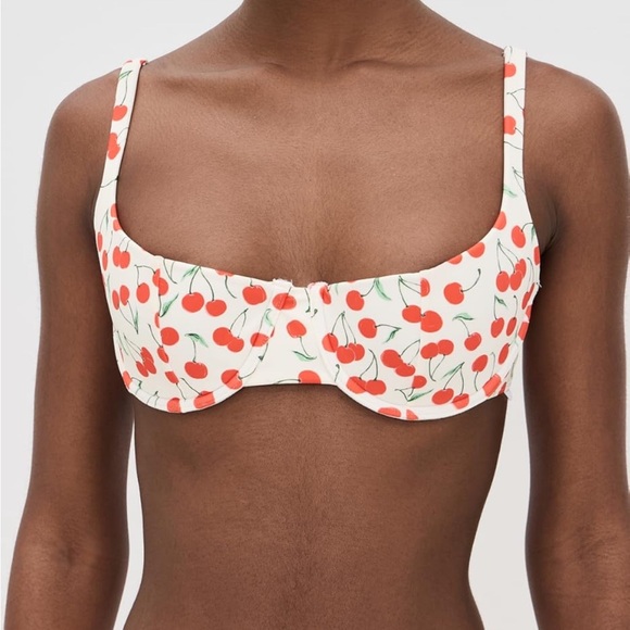 Good American Other - Good American Cherry Demi Support Bikini Top NWT small